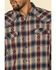 Image #4 - Cody James Men's High Plains Dobby Plaid Long Sleeve Western Flannel Shirt , , hi-res