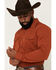 Image #2 - RANK 45&reg; Men's Rodeo Tech 2.0 Remming Solid Long Sleeve Stretch Performance Shirt, Rust Copper, hi-res