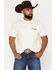 Image #2 - Wrangler Men's Steer Wrestling Short Sleeve Graphic T-Shirt, Cream, hi-res