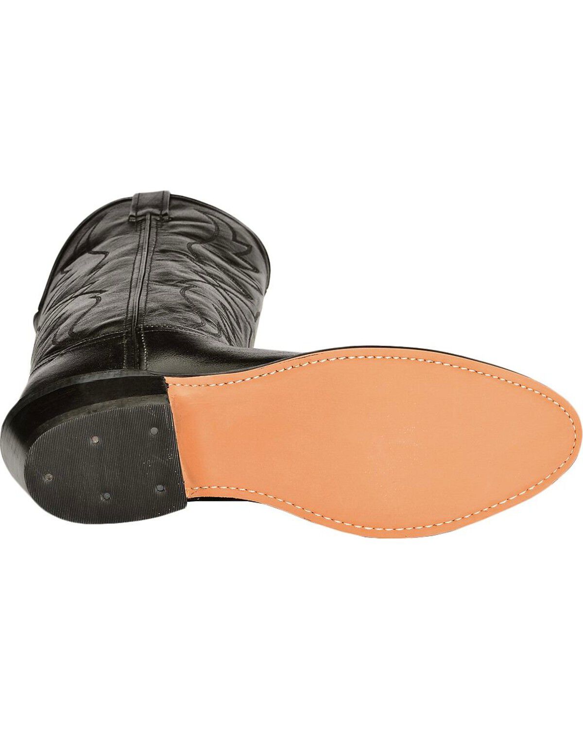 Product Name:  Old West Men's Smooth Leather Western Boots - Medium Toe