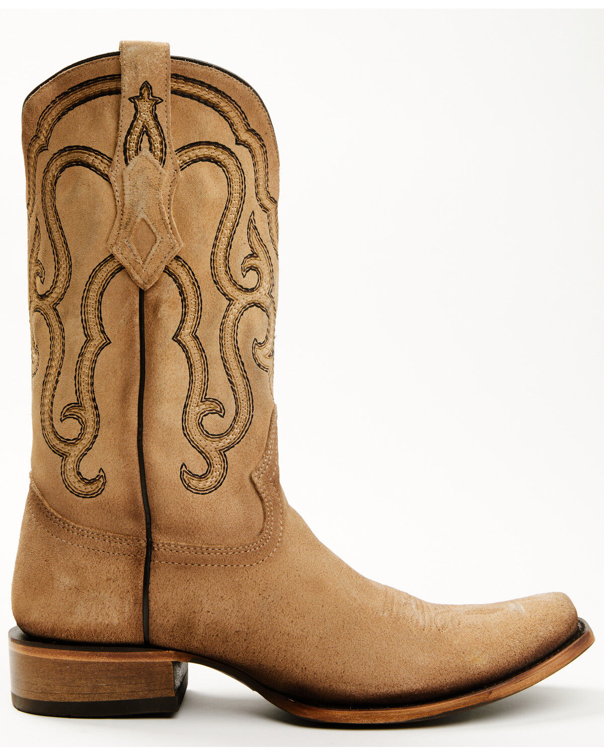 Image #2 - Corral Men's Suede Western Boots - Square Toe, Sand, hi-res