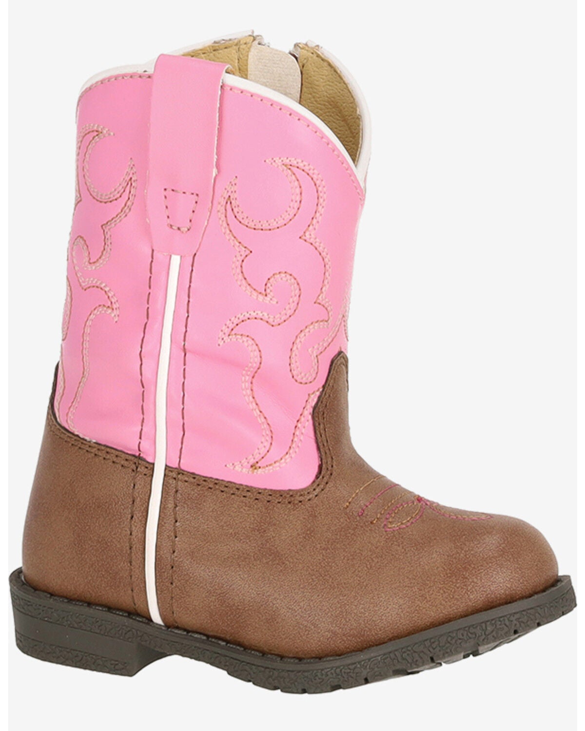 Image #2 - Smoky Mountain Toddler Girls' Hopalong Western Boots - Round Toe, Pink, hi-res