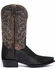 Image #2 - Dan Post Men's Black Ostrich Leg Western Boots - Snip Toe, , hi-res