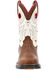 Durango Women's Maverick Waterproof Western Work Boots - Steel Toe, Brown, hi-res