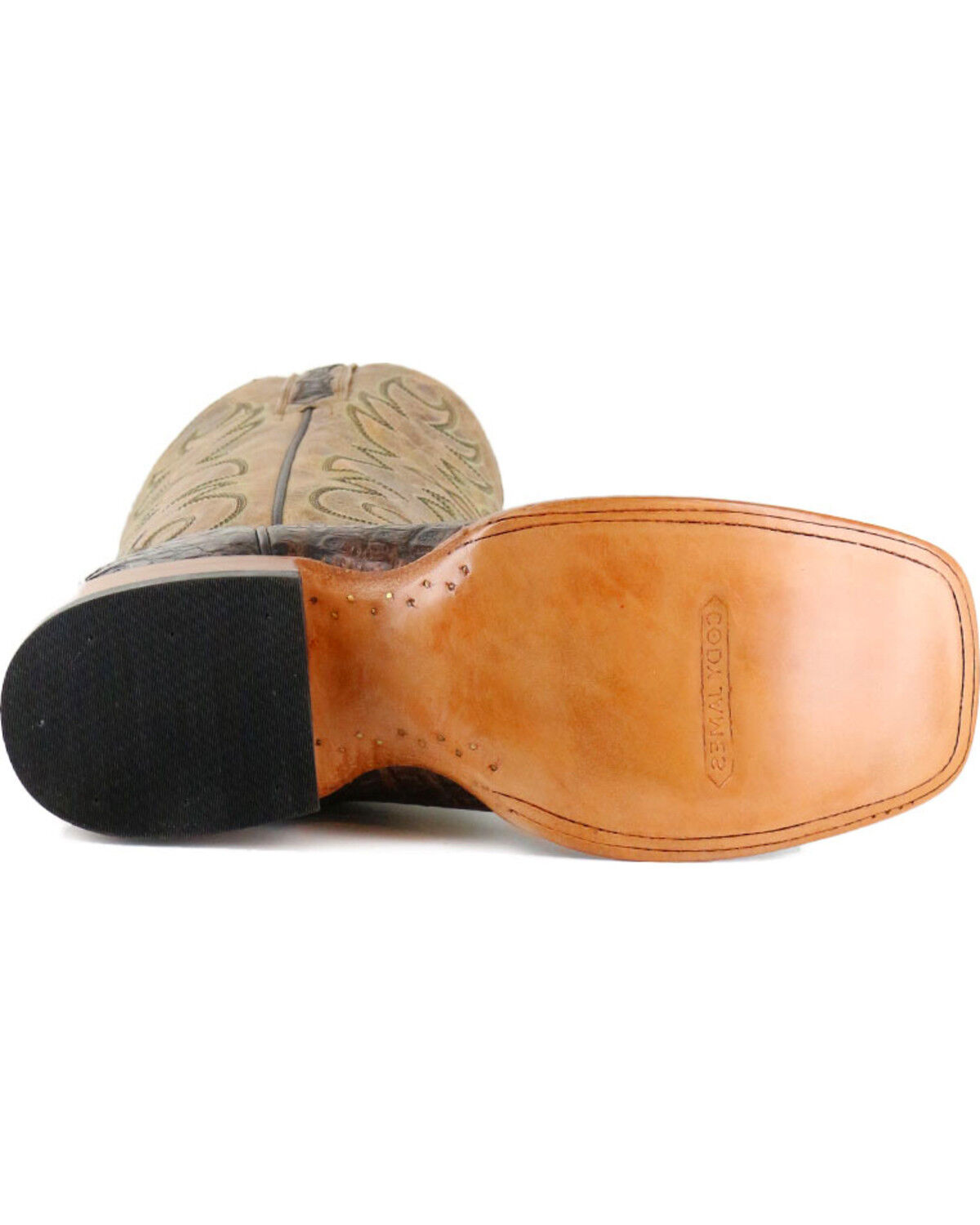 Image #5 - Cody James Men's Crackled Caiman Exotic Boots - Square Toe, , hi-res