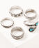 Image #1 - Idyllwind Women's Stratton Ring Set - 5 Piece, Silver, hi-res