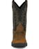 Image #3 - Justin Men's Taskmaker Pull-On Work Boots - Steel Toe, Black, hi-res