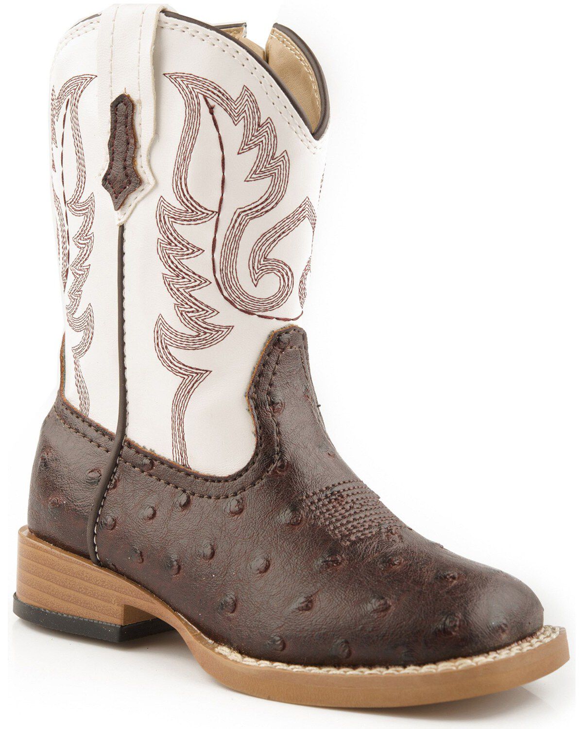 Roper Infant Western Boots, Brown, hi-res