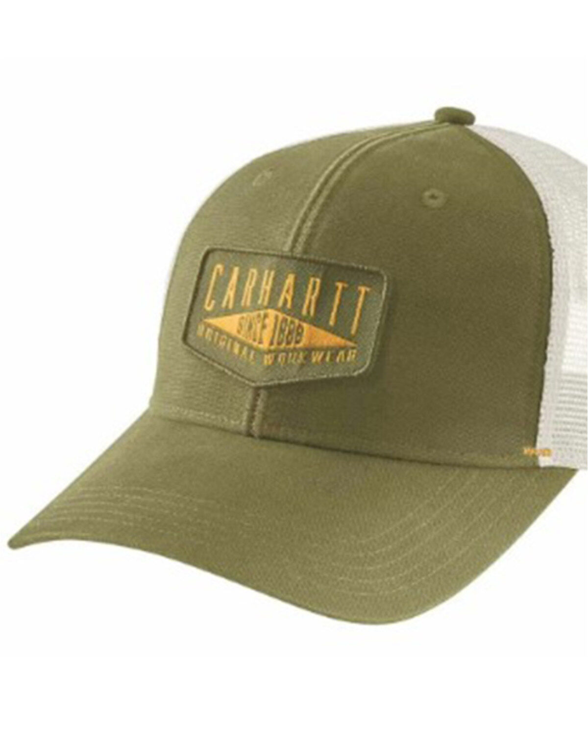 Image #1 - Carhartt Men's Workwear Logo Patch Ball Cap, Olive, hi-res