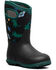 Image #1 - Bogs Boys' York Jurassic Dino Waterproof Boots - Round Toe, Black, hi-res