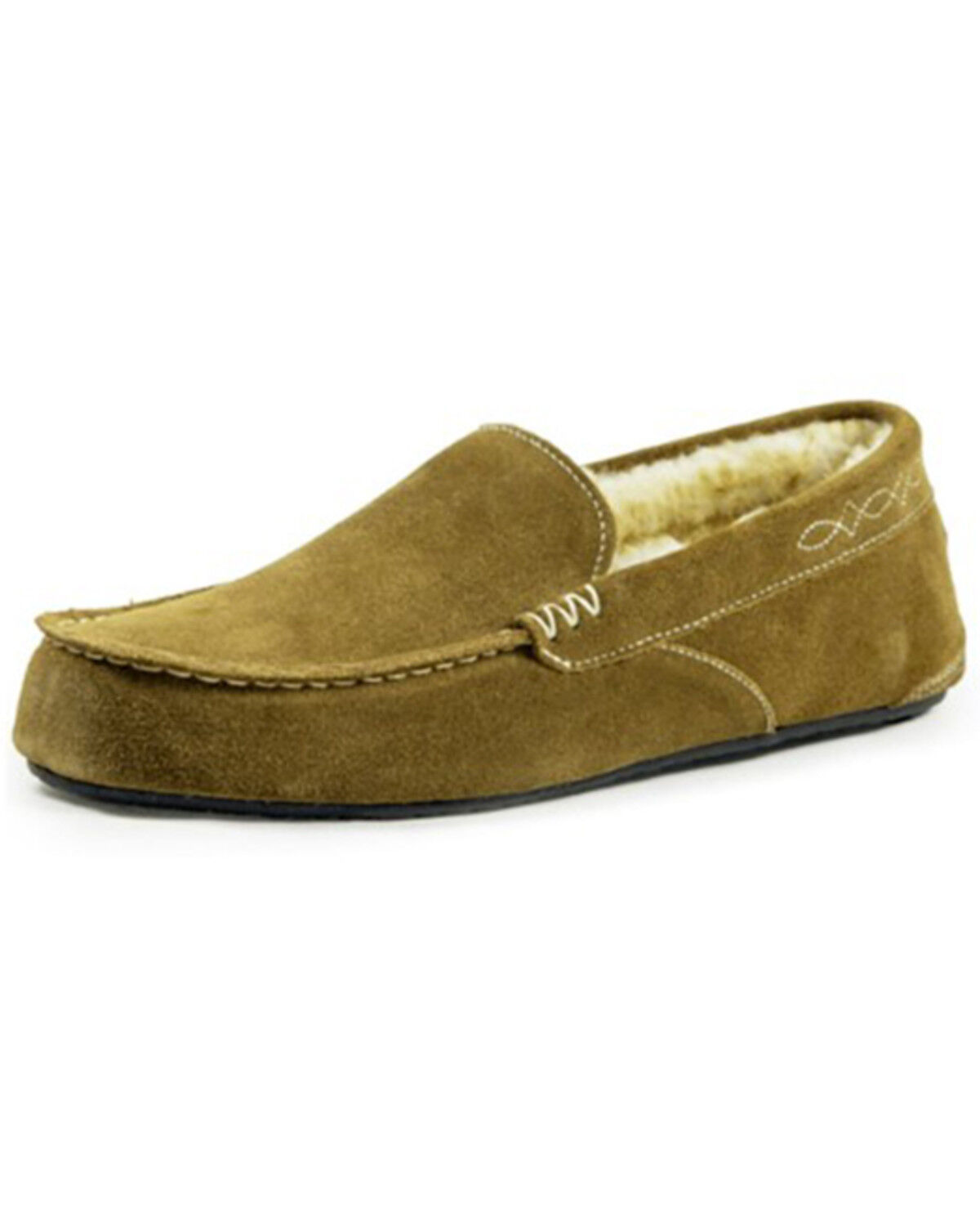 Image #1 - Ariat Men's Clayton Moccasin Slippers, Tan, hi-res