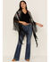 Idyllwind Women's Music City Embroidered Fringe Shawl, Black, hi-res