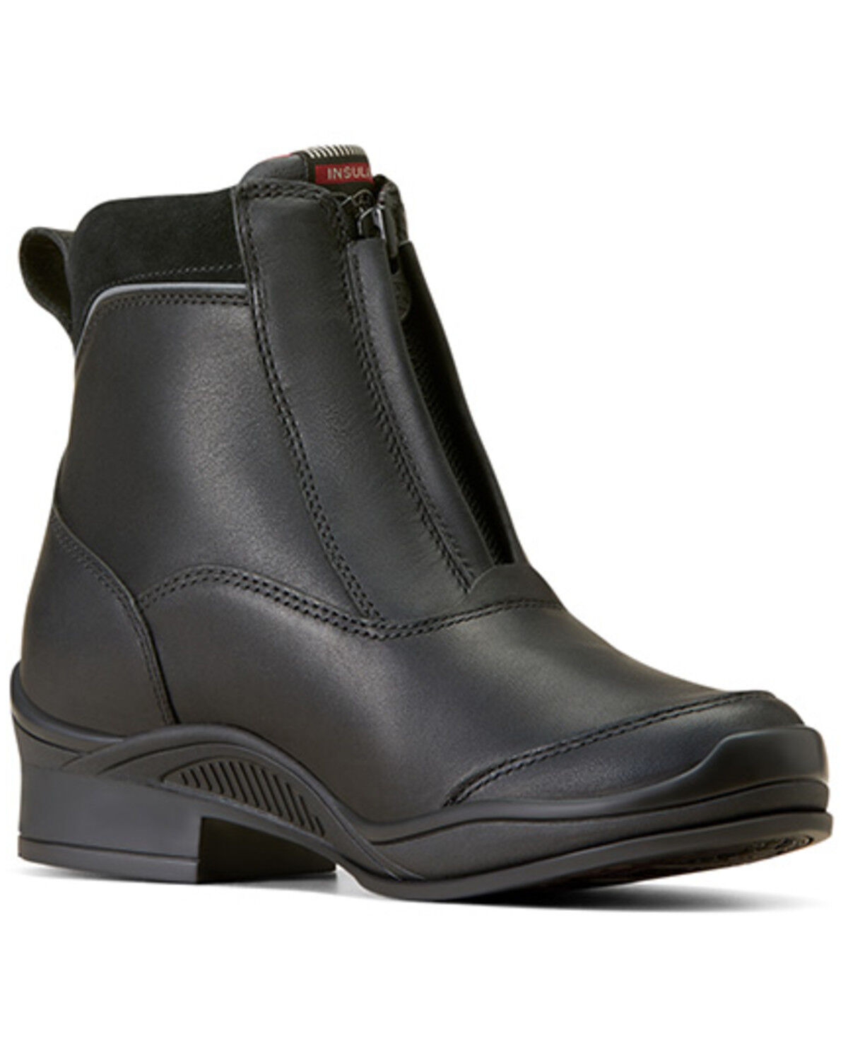 Image #1 - Ariat Women's Extreme Pro Zip Waterproof Insulated Paddock English Riding Boots - Round Toe, Black, hi-res