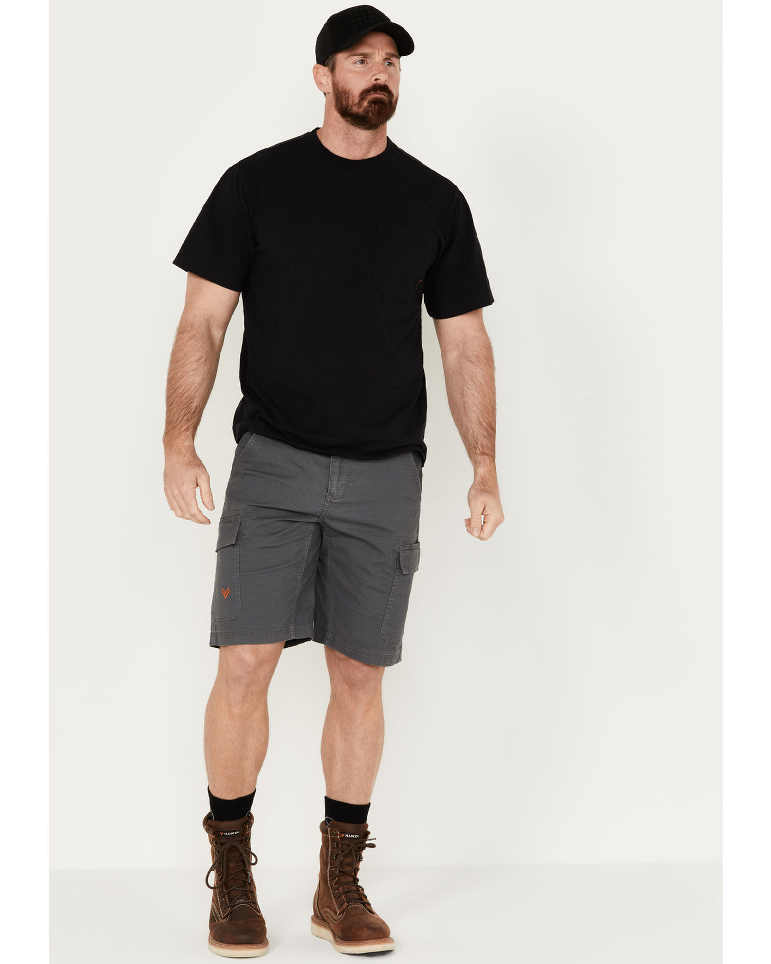 Mens cargo work outlet shorts