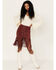Image #2 - Shyanne Women's Deep V-Neck Bell Sleeve Crop Top, Cream, hi-res