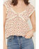 Image #3 - Wild Moss Women's Ditsy Floral Print Short Sleeve Shirt, Multi, hi-res