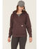 Image #1 - Ariat Women's Rebar Skill Set 1/2 Zip Pullover, Brown, hi-res