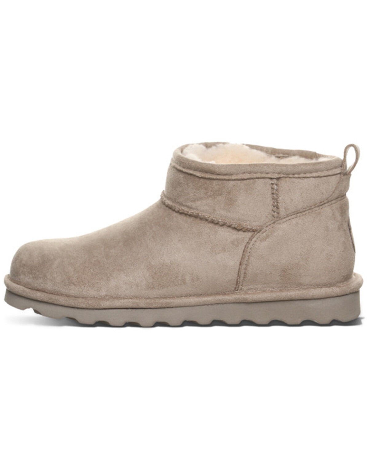Image #3 - Bearpaw Women's Shorty Vegan Casual Boots, Light Grey, hi-res