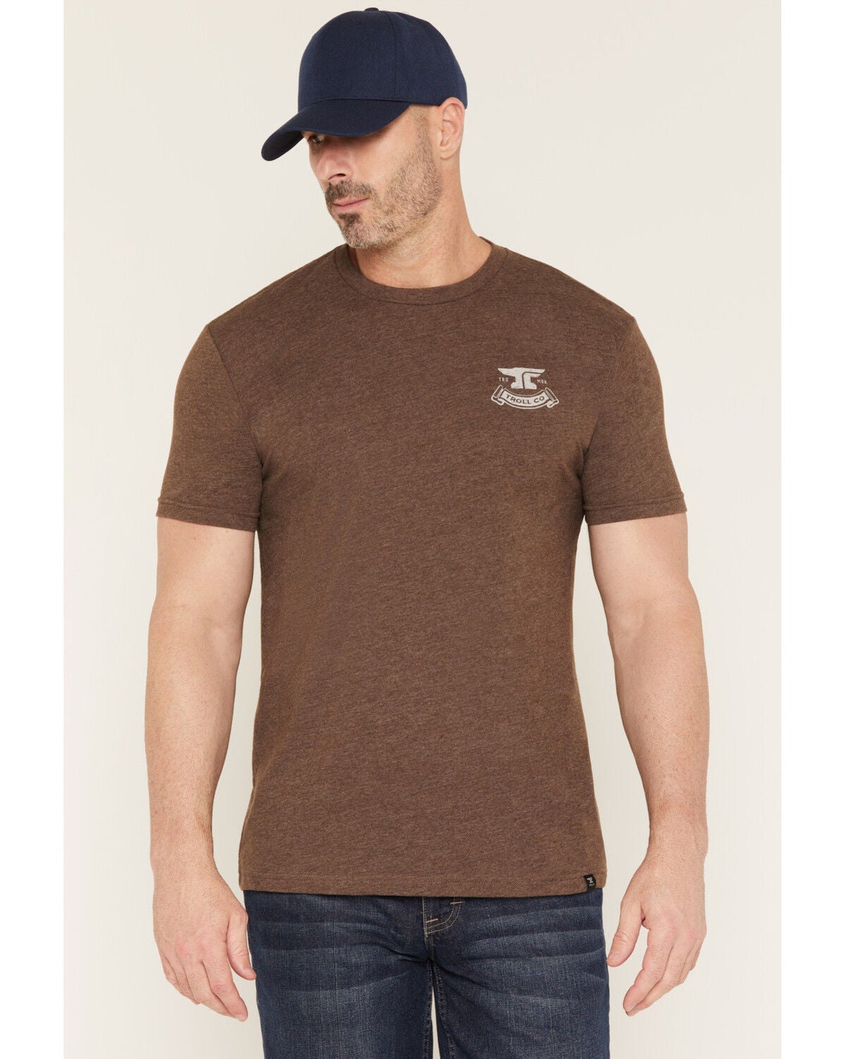 Image #2 - Troll Co Men's Haggler Short Sleeve Graphic T-Shirt - Big, Blue, hi-res