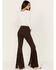 Image #3 - Idyllwind Women's Coffee Bean Mid Rise Rebel Fringe Bootcut Jeans, Dark Brown, hi-res