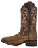 Dan Post Women's Sabina Western Boots - Broad Square Toe, Tan, hi-res
