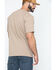 Carhartt Men's Loose Fit Heavyweight Logo Pocket Work T-Shirt, Desert, hi-res