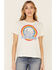 Wrangler Modern Women's Desert Dreaming Rainbow Graphic Short Sleeve Tee , , hi-res