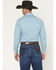 Image #4 - Stetson Men's Medallion Print Long Sleeve Pearl Snap Western Shirt, Green, hi-res