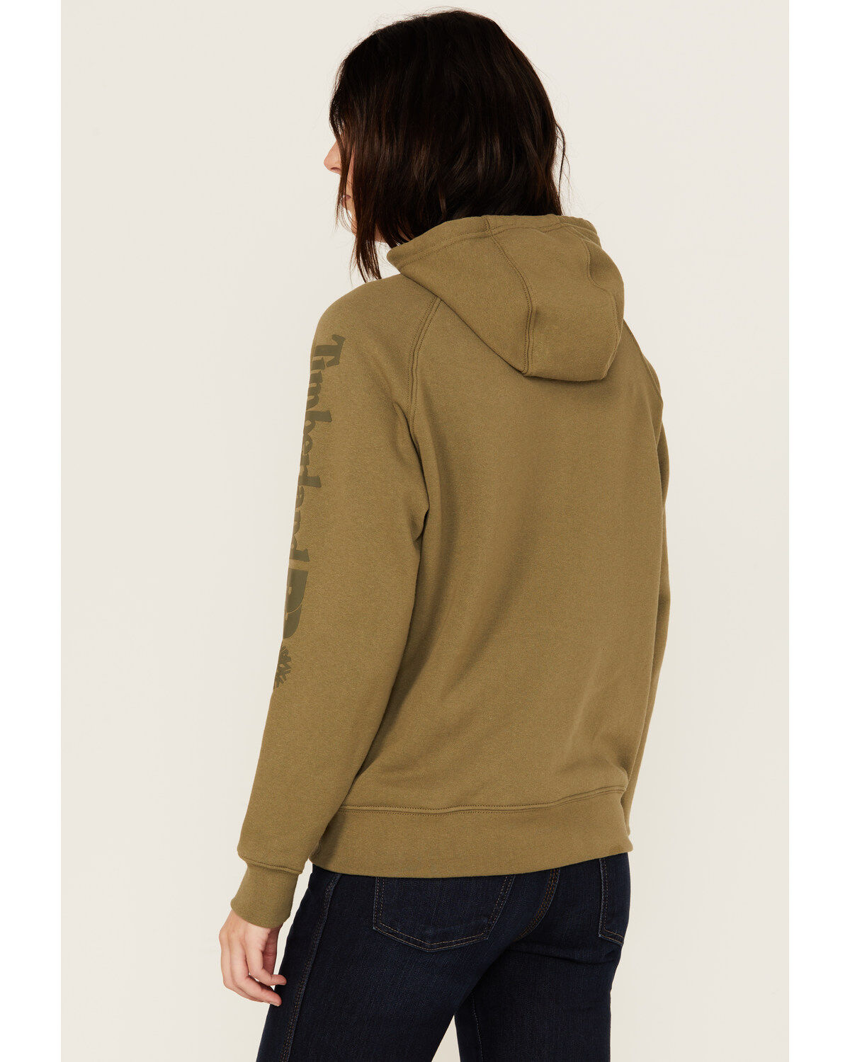 Image #4 - Timberland Women's Honcho Sport Hooded Sweatshirt, Green, hi-res