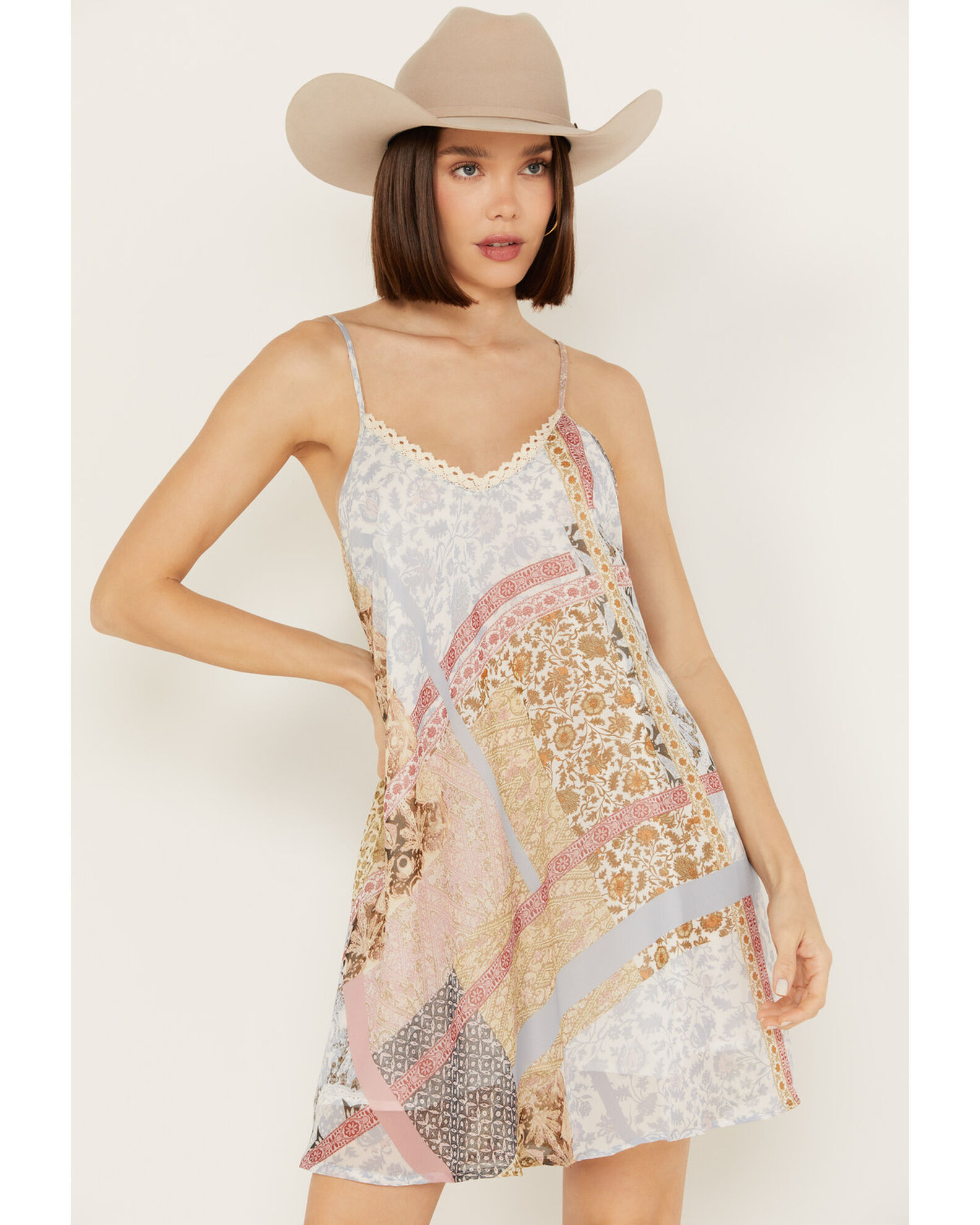 Ivory slip discount dress short