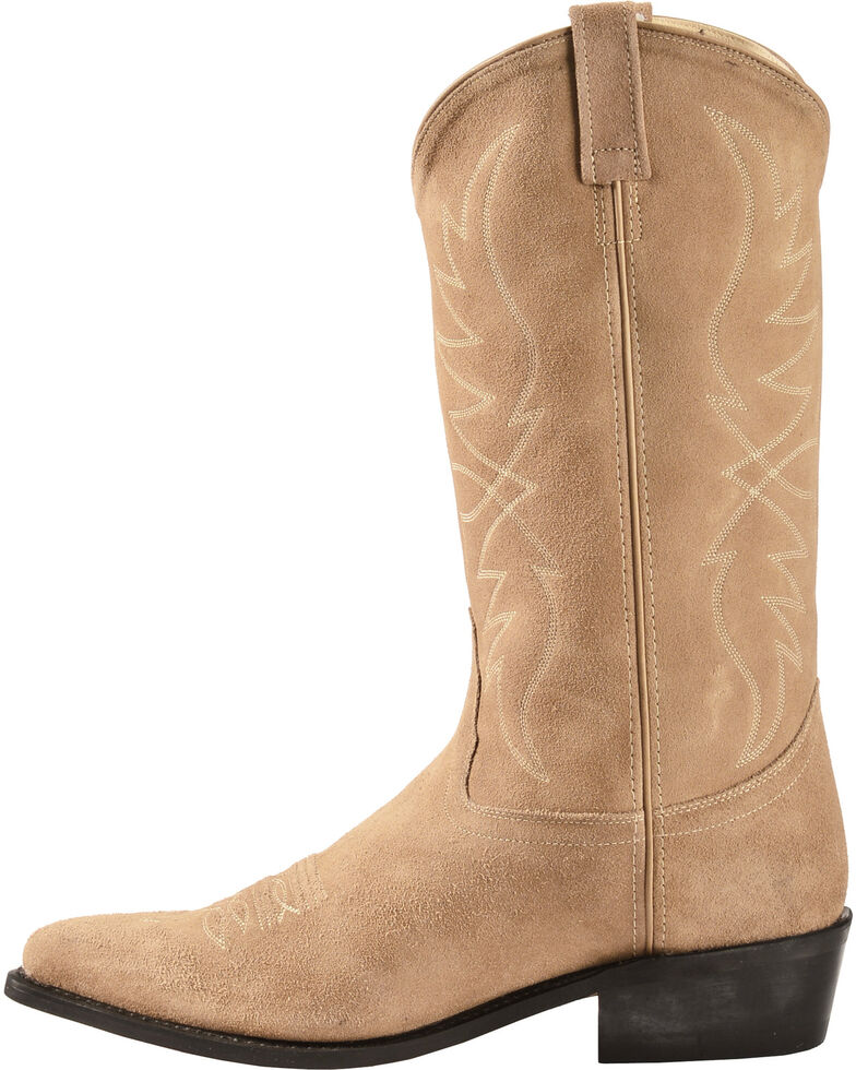 suede boots cowboy