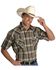 Image #3 - Ely Walker Men's Assorted Plaid or Stripe Short Sleeve Pearl Snap Western Shirt, , hi-res