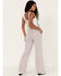 Image #4 - Cleo + Wolf Women's High Rise Wide Denim Overalls, , hi-res