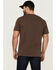 Image #4 - Brothers and Sons Men's Weathered Diamond Logo Slub Graphic T-Shirt, Brown, hi-res