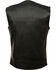 Image #2 - Milwaukee Leather Men's Collarless Zip Front Club Style Vest - Big 3X, Black, hi-res