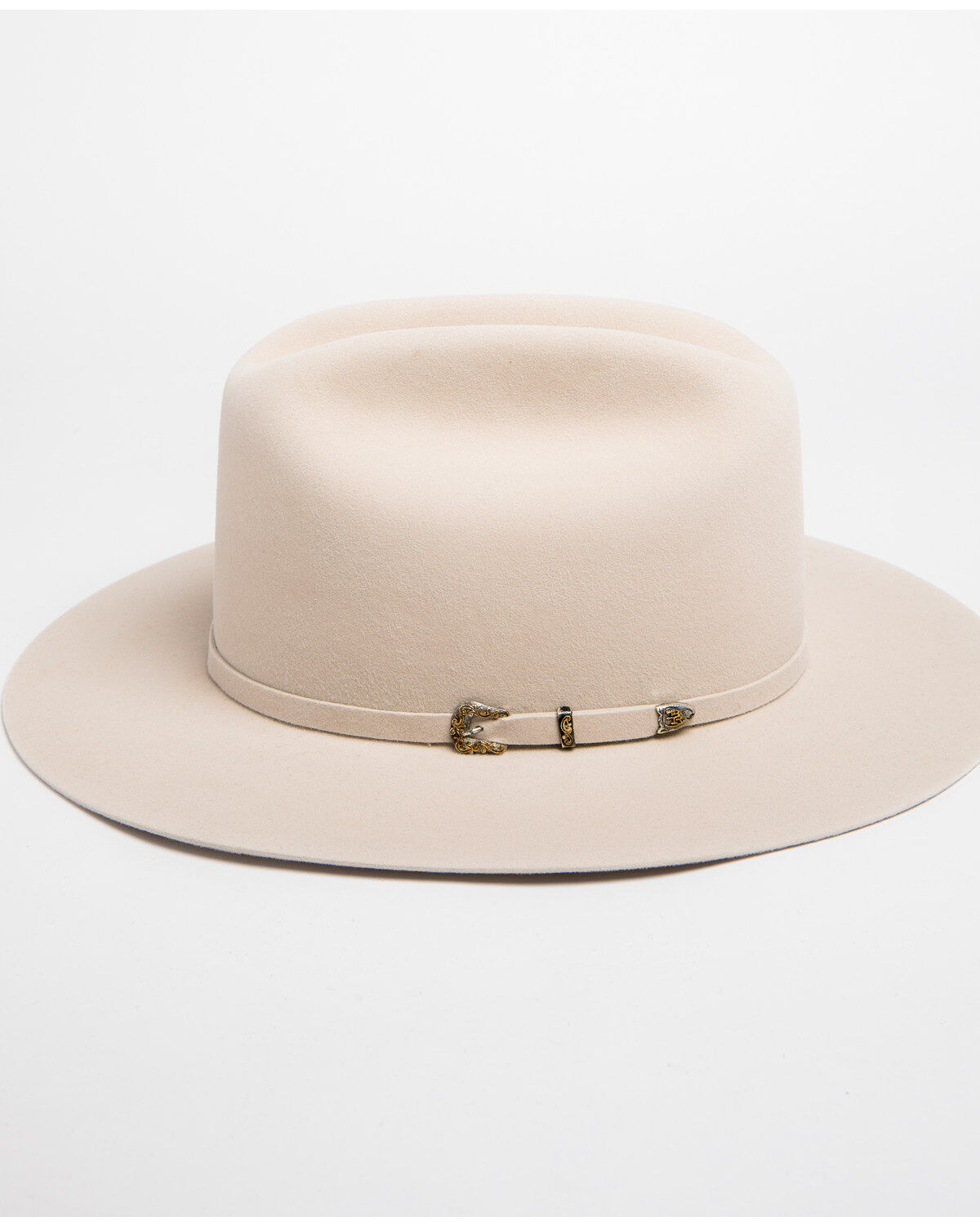 Image #4 - Justin Men's Newman 15X Felt Western Fashion Hat, Buck, hi-res