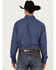 Image #4 - George Strait by Wrangler Men's Geo Print Long Sleeve Button-Down Western Shirt - Big, Dark Blue, hi-res