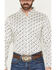 Image #3 - Cody James Men's Horizon View Southwestern Geo Print Long Sleeve Button-Down Stretch Western Shirt, Ivory, hi-res