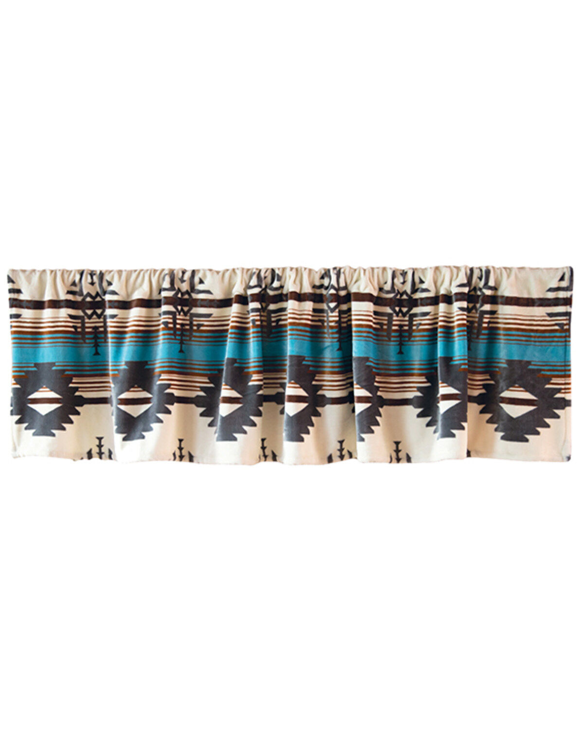 Image #1 - Wrangler Lone Mountain Valance, Blue, hi-res