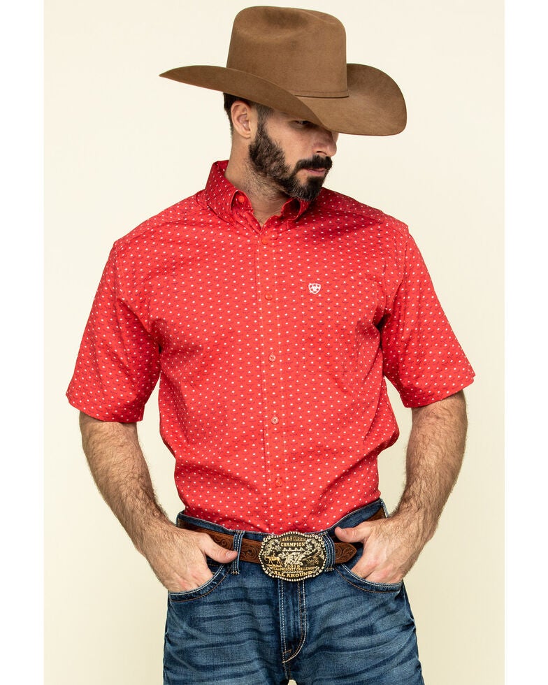 ariat short sleeve western shirts