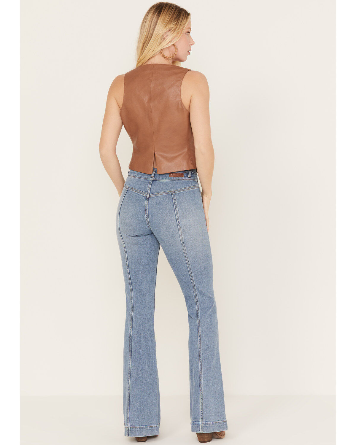 Image #3 - Shyanne Women's Medium Wash Trouser Jeans, Medium Wash, hi-res