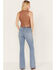 Image #3 - Shyanne Women's Medium Wash Trouser Jeans, Medium Wash, hi-res