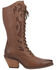 Image #2 - Dingo Women's San Miguel Lace-Up Western Boot - Snip Toe, Tan, hi-res