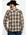 Image #2 - Resistol Men's Richland Ombre Plaid Long Sleeve Western Shirt , , hi-res