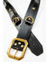 Image #2 - Brothers and Sons Men's James Utility D-Ring Buckle Belt, Black, hi-res