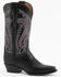 Image #1 - Ferrini Women's Lizard Western Boots - Snip Toe, Black, hi-res