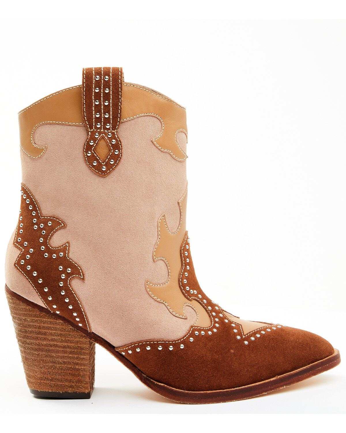 Image #2 - Idyllwind Women's Sugar and Spice Western Booties - Round Toe, Tan, hi-res