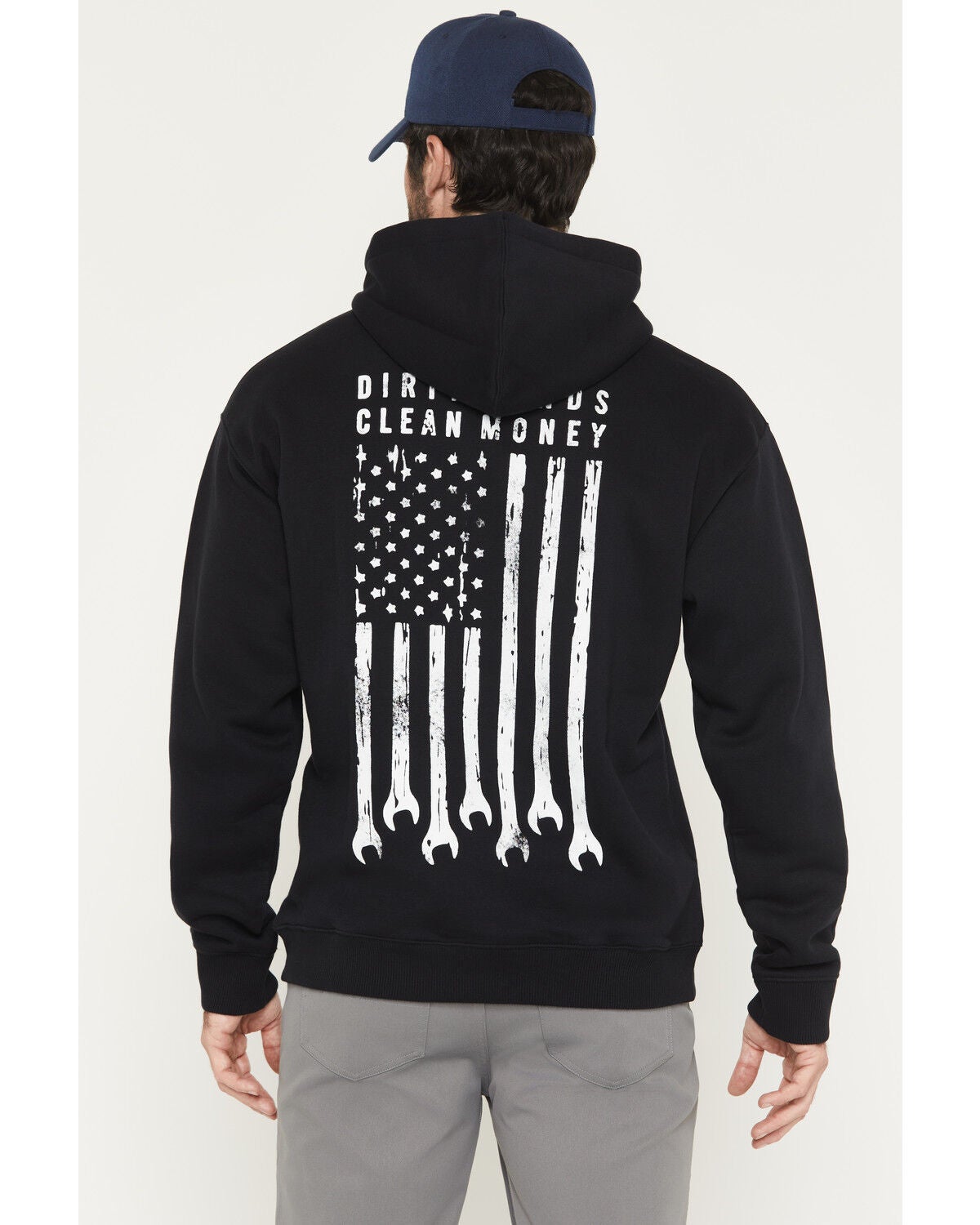 Image #1 - Troll Co Men's DHCM Flagship Hooded Sweatshirt, Black, hi-res