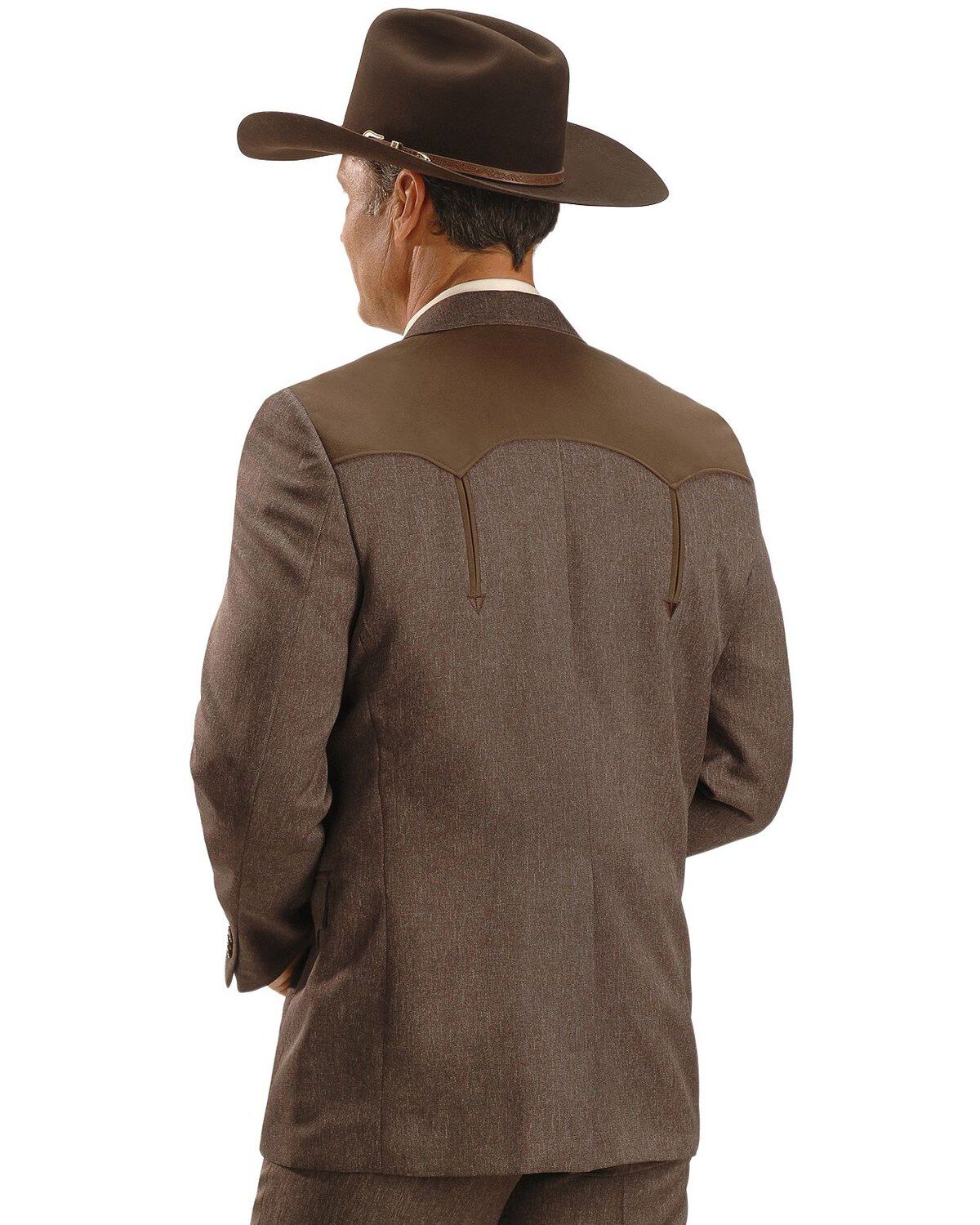 Image #2 - Circle S Men's Swedish Knit Boise Sport Coat, Chestnut, hi-res