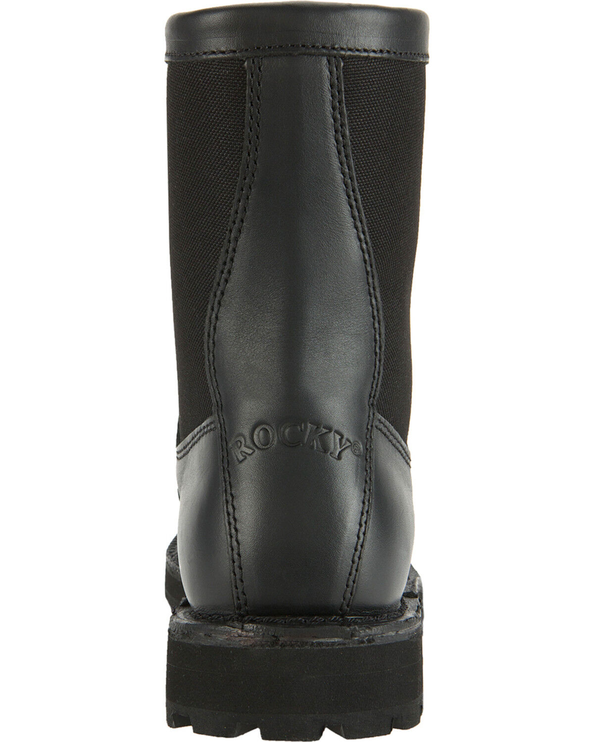 Image #7 - Rocky Men's Portland Lace-to-Toe Duty Boots, Black, hi-res